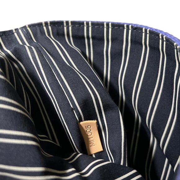 LOUIS VUITTON BLUE Canvas Antigua Sac Rabat Bag - Picture 6 of 7